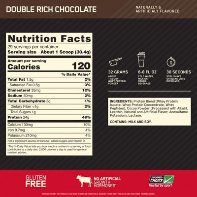 Optimum Nutrition Gold Standard 100% Whey 5 lb Dou