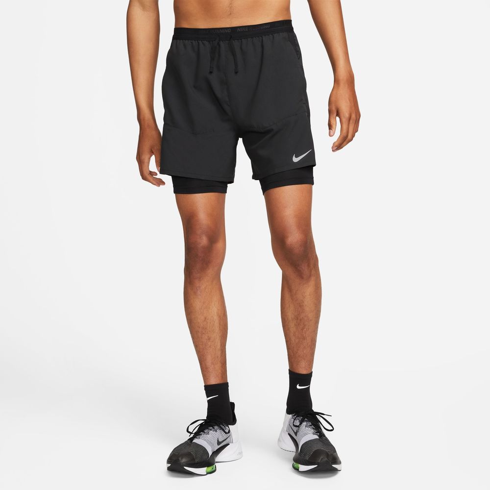 M NK DF STRIDE 5IN SHRT HYBRID