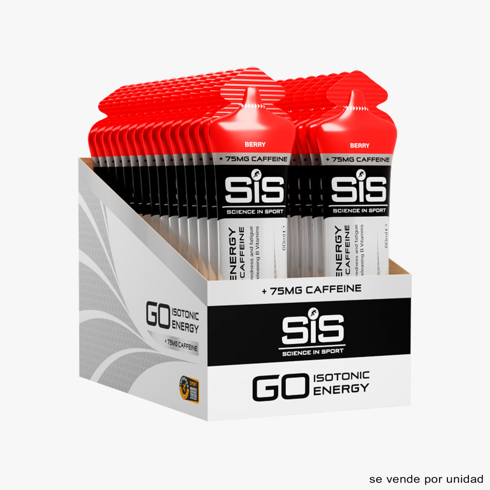 Science In Sport Go Plus Caffeine Gels Berry 60ml