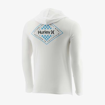 Hurley Evd Wash Paradise Friends Tee SS Maglietta, Bianco, S Uomo