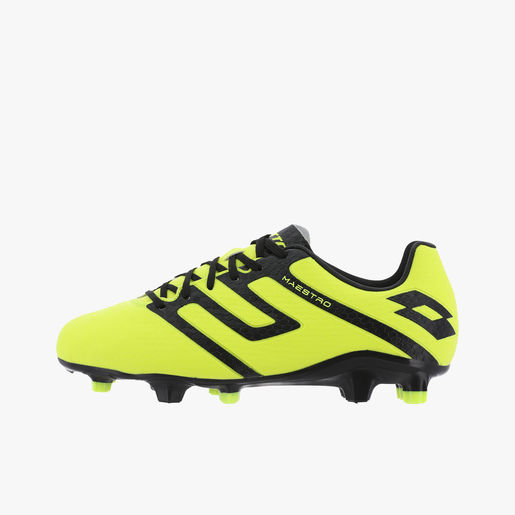 Crampons De Foot Lotto Maestro 700 V FG JR – Enfant, Noir/Vert, Taille 4.5, Neuf