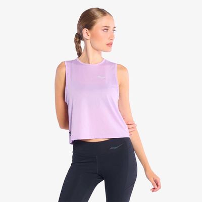 Saucony Bra Stopwatch Crop Tank