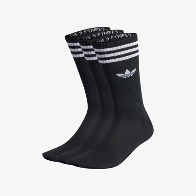 Adidas Media Clásico Solid Largas 3 Pares