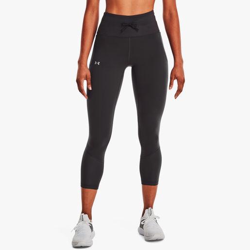 Under Armour Women's Meridian Ribbed Waistband Performance Ankle Leggings Black Size Medium main image 1
