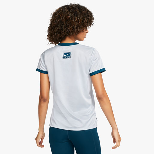 W NK DF SWOOSH RUN SS TOP