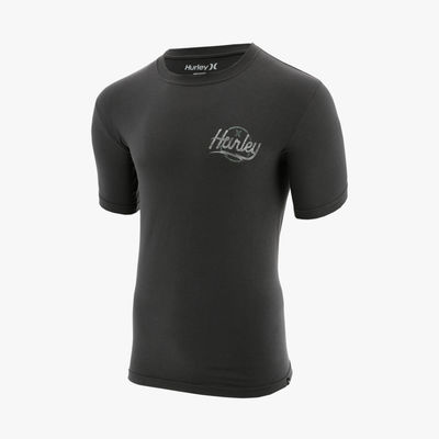 Camiseta Básica Hurley Para Hombre - Algodón 100%, Estampado Suave, Corte Clásico Y Cómodo