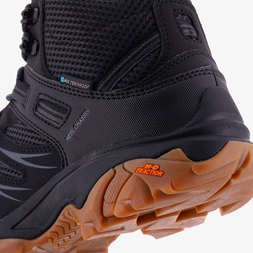 Botas de montanha Hi-Tec Toubkal Mid Wp Preto/Cinza/Gerânio Mulher | Atmósfera Sport