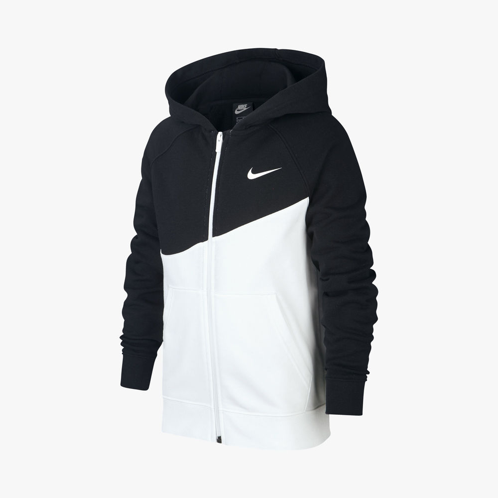 nike sportswear swoosh black