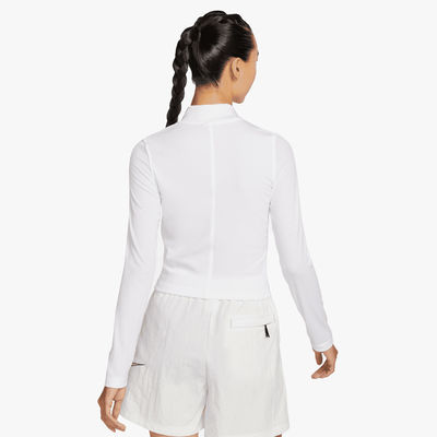 W NSW ESSNTL RIB MOCK LS TOP