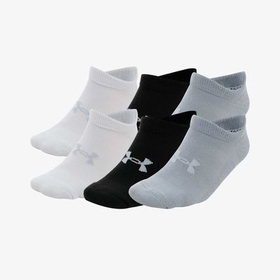 Under Armour Media Invisible No Show Socks 6 Pares