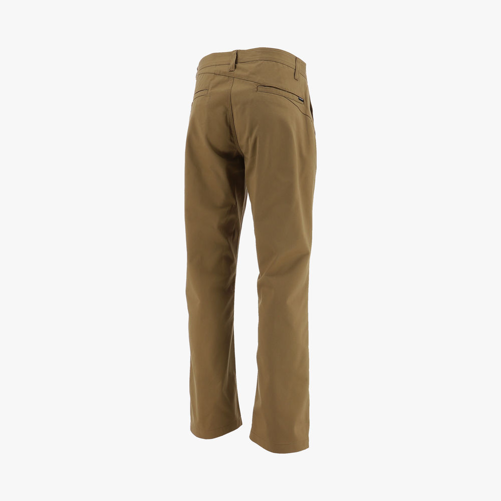 Pantalón Chino Volcom Frickin Skinny Para Hombre – Corte Ajustado, Elástico, Negro, Estilo Skater