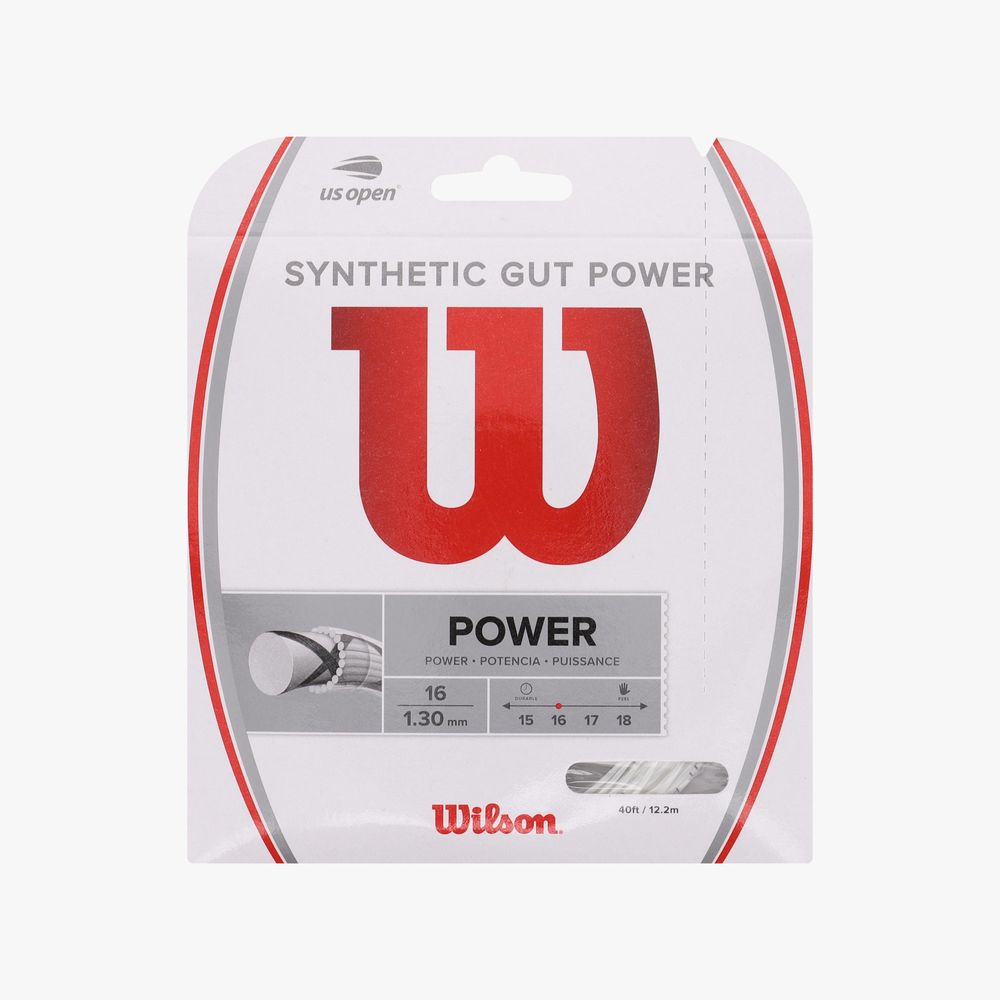 Cuerda P/Raqueta Wilson Synthetic Gut Power 16 Rollo | Éxito