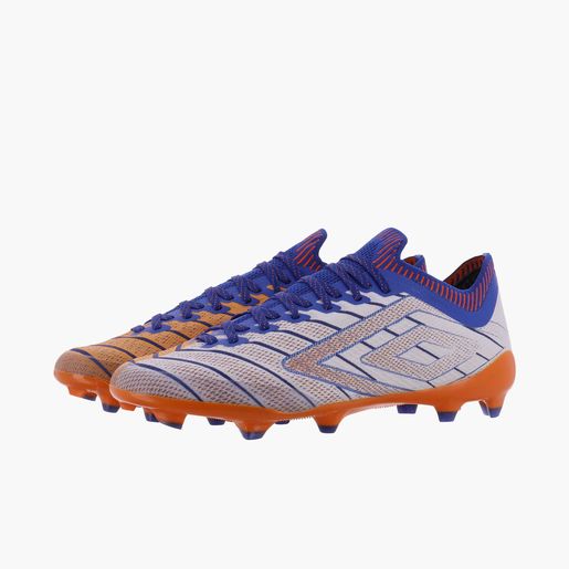 Umbro Homme Velocita Elixir League FG Crampons de Football, Rouge/Blanc/Bleu, 39 EU