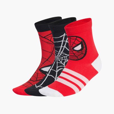 adidas Media Largas Marvel Spider-Man 3 Pares