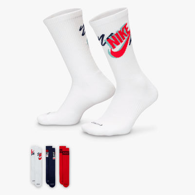 Nike Media Everyday Crew Largas 3 Pares