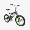 Box Bike BMX 2021 Aro 20 - Negro con Verde