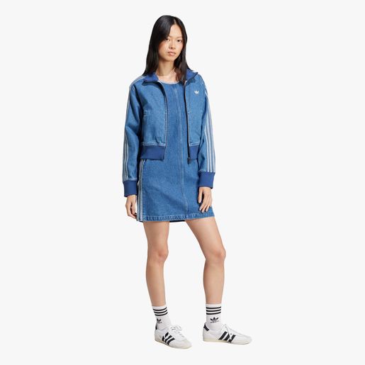 adidas Vestido Adicolor Denim 3 bandas