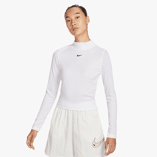 W NSW ESSNTL RIB MOCK LS TOP