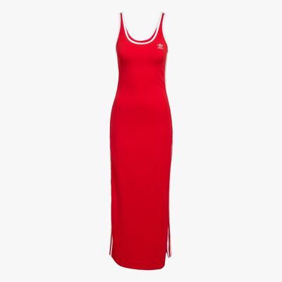 adidas Vestido Maxi Adicolor 3 bandas