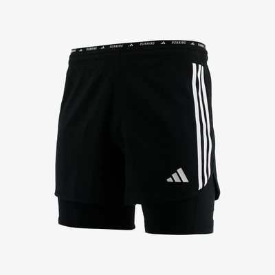 Adidas Shorts Own the Run 2-in-1 3 Bandas