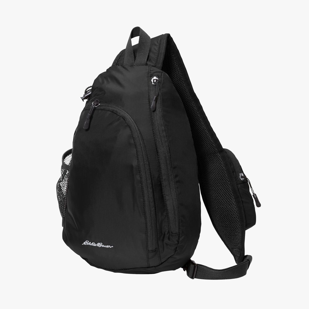 Sac Eddie Bauer Ripstop Sling Pack – Violet – Poches Zippées – Randonnée / Parc