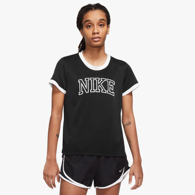W NK DF SWOOSH RUN SS TOP