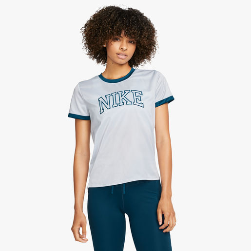 W NK DF SWOOSH RUN SS TOP