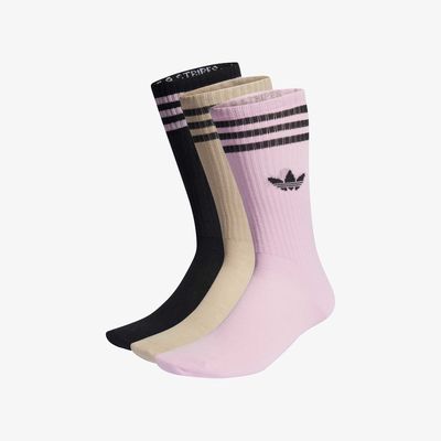 Adidas Media Clásico Solid Largas 3 Pares