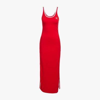 adidas Vestido Maxi Adicolor 3 bandas