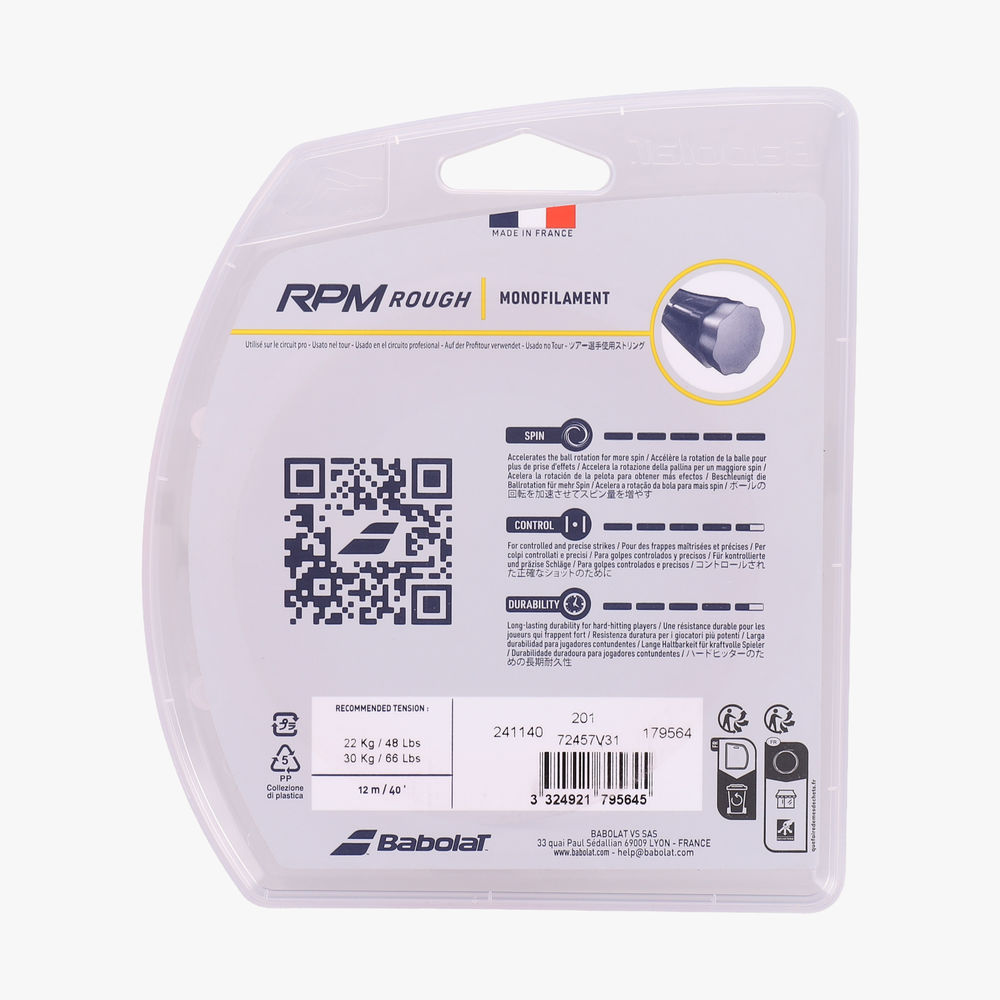 Babolat RPM Rough 1.25 Set 12 m
