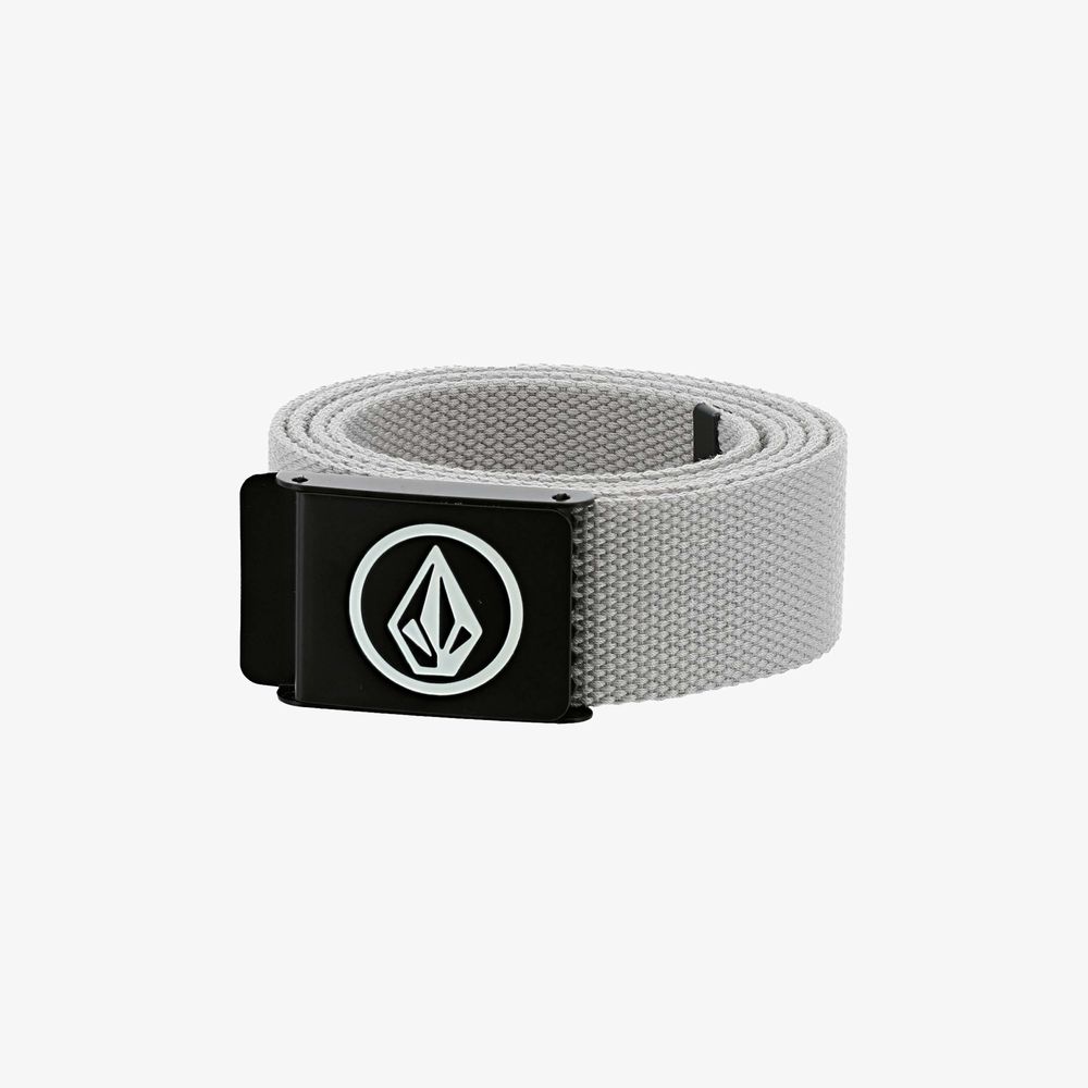 VOLCOM Cintura da uomo Circle Web, Verde spedizione, taglia unica