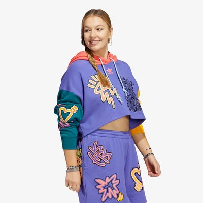 adidas Sudadera con capucha Love Unites Crop